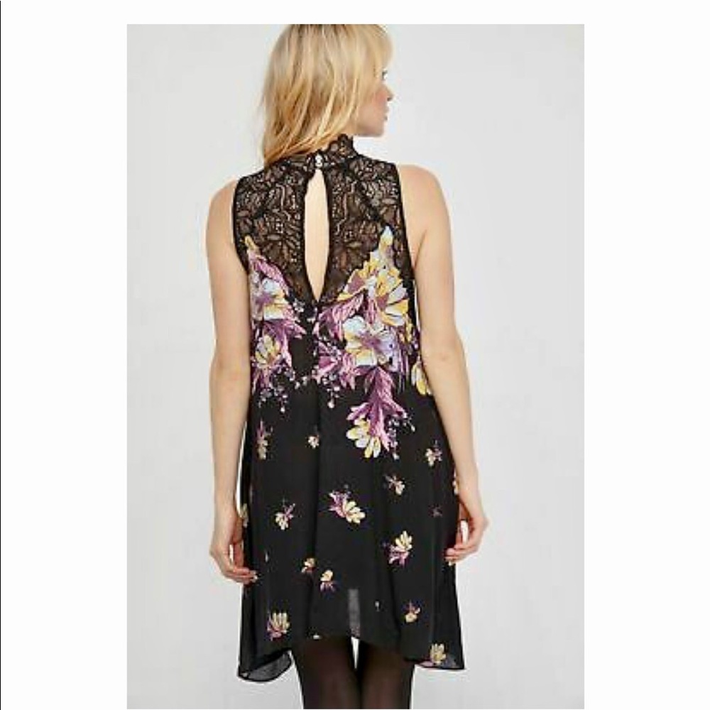 NWT  Free People  Onyx Floral Dress - Picture 3 of 5